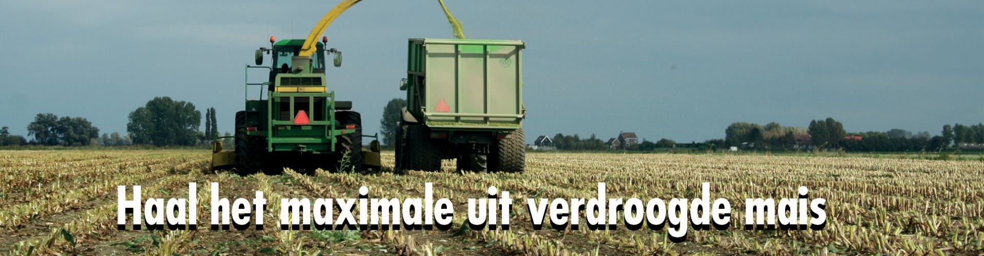 Haal het maximale uit verdroogde mais